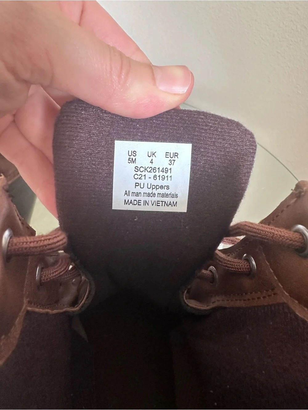 Sperry Saltwater Duck Boots Brown Black Water Resistant Ankle Booties Size 5M
